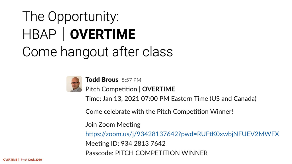 OVERTIME | initiative